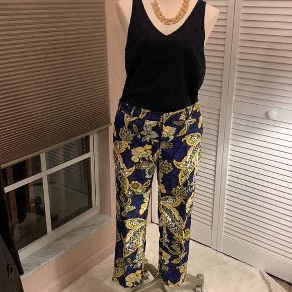 𝅺a New Day Navy Eyelet Sleeveless V-Neck Top Size S- Like New - Picture 8 of 16